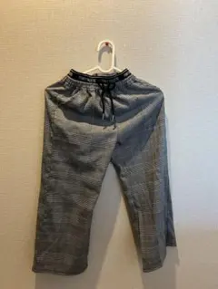 チェック柄 ロングパンツ 130cm
