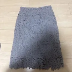 レースタイトスカート グレーのサムネイル