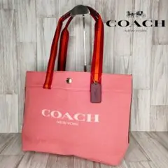 50 COACH コーチ　デニム　トートバッグ　ハンドバッグ