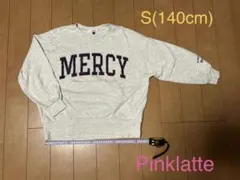 Pinklatte★トレーナー S(140cm) スエット　グレー2924