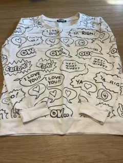 ANAP コミック風スウェットスカートセットアップ。