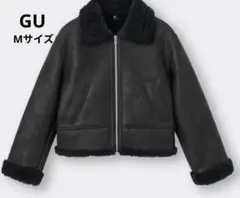 【美品】GU ムートンタッチフライトジャケット Mサイズ