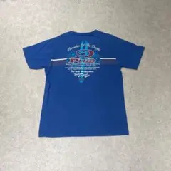 PIKO L 青 サーフ系 y2kアーカイブ デカロゴ バックプリント Tシャツのサムネイル