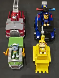 パウパトロール　ビークル　まとめ売り　マーシャル　チェイス　ロッキー　ラブル