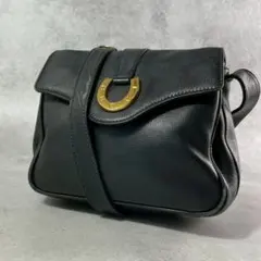 2601-147｜美品｜イヴサンローラン ショルダーバッグ レザー ブラック 