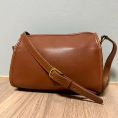 OLD COACH オールドコーチ レザー ショルダーバッグ ブラウン