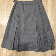 KUMIKYOKU グレー ひざ丈スカート サイズ3