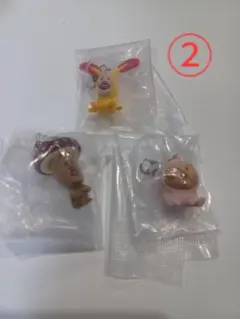こびとずかん　めじるしマスコット 3個セット