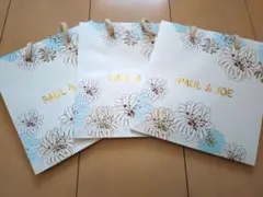 ☆ポール&ジョー　花柄紙袋　3枚セット☆
