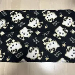 Hello Kitty ハローキティ ブランケット 黒のサムネイル