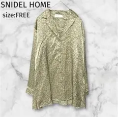 新品★SNIDEL ヴィンテージシャツサテンルームウェアパジャマ 田中みな実