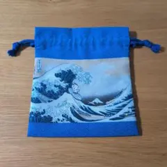 北斎 波 スヌーピー ポーチ　巾着