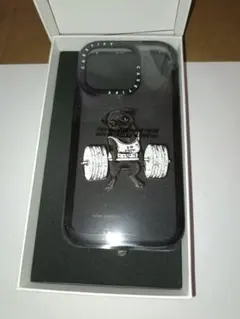 CASETiFY iPhone 15 Proケース Black Pug Lift