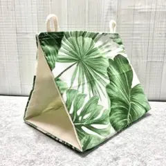 バードテント 夏用 中型インコ ハンドメイド ボタニカル柄 No.262