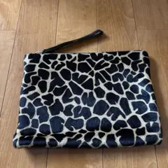 Gianni Notaro ヒョウ柄クラッチバッグ