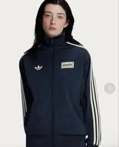 【UK限定】oasis x adidas トラックジャケット ネイビー Lサイズ 新品正規品】adidas oasis トラックジャケット ネイビー Lサイズ