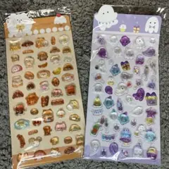 インポート★ボンボンドロップシール風3Dぷっくりシール固め 2個セット