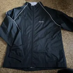 Reebok 黒×ピンク　ナイロンジャケット M