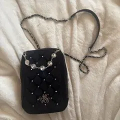 ミシェルマカロン ベルベットキルティングショルダーバッグ ノベルティ