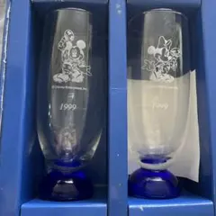 ミッキー&ミニー　ペアグラス