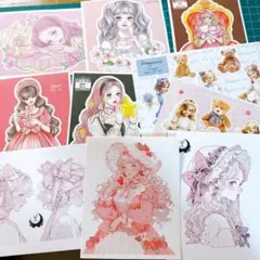 コラージュステッカー 30枚セット　国内外作家