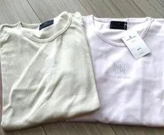コットン 長袖Tシャツ 2枚