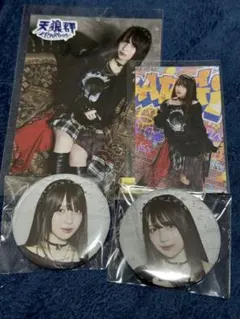 天狼群 ばっどがーる　花宮初奈　缶バッジ　ブロマイド　ラッフルくじ