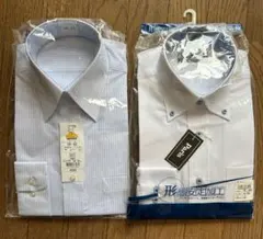 カッターシャツ ストライプ 2着