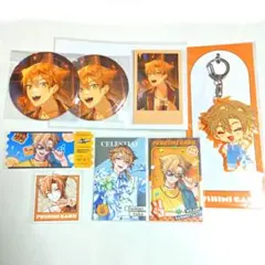 にじさんじ 伏見ガク 誕生日グッズ 缶バッジチェキ 三ミ一体 8周年 ステッカー