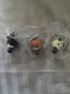 銀魂　めじるしアクセサリー　ガチャガチャ　志村新八　神楽　月詠