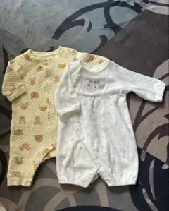 ユニクロ　他　ロンパース　50〜60㎝　キルティング　カバーオール　プレオール