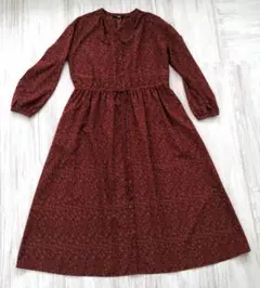 UNIQLO ワンピース 花柄 シャツワンピース M 中古品 レディース