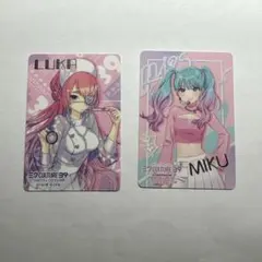 39Culture2020 初音ミク 巡音ルカ ウエハースカード セット