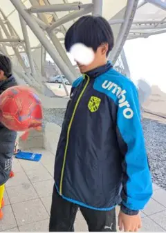 umbro ウィンドブレーカー 青黒