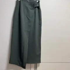 【美品】KBF ロングスカート　グリーン