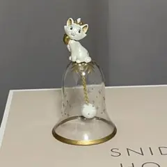 ネコ ガラス 置物 キャット ホワイト オーナメント オブジェ 65402CT