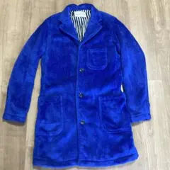 beams ファーコート ブルー 青
