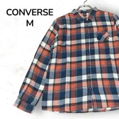 【定番人気】CONVERSE コンバース レディースチェックシャツ M