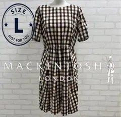 ★美品★ MACKINTOSH LONDON チェック柄 ワンピース L