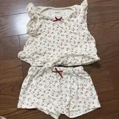 さくらんぼプリント 半袖パジャマ セット