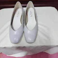 Le.Talon ライトグレー フラットシューズ