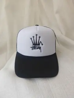 新品未使用 STUSSY ステューシー キャップ クラウン メッシュ 帽子