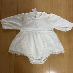 長袖アウターロンパースレース80