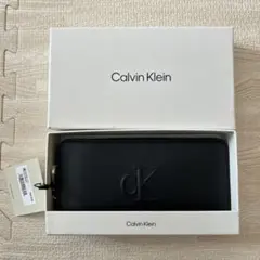 （新品未使用・海外モデル）カルバンクライン　ラウンドジップ長財布