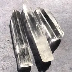 【大きめ！３本セット！限定価格】レムリアンシードクリスタル　水晶　ポイント70