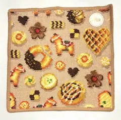 《FEILER 》フィーカタイム ベージュ タオルハンカチ 約25cm 新品