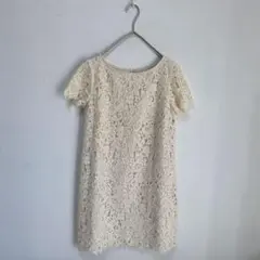 【ZARA WOMAN】総レース　ロングブラウス　チュニック【XS】ワンピース