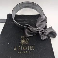 美品》Alexandre De Paris チェック リボン風 太カチューシャ - メルカリ