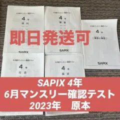 2026年最新】sapix 6年 4月マンスリーの人気アイテム - メルカリ