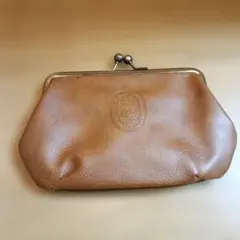 n*o様 レザーがま口コインケース ブラウン